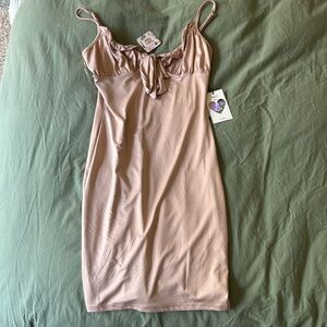 Pinky nude mini dress NWT